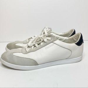 Cole Haan size 10B Grand Cross Turf Sneaker White Leather